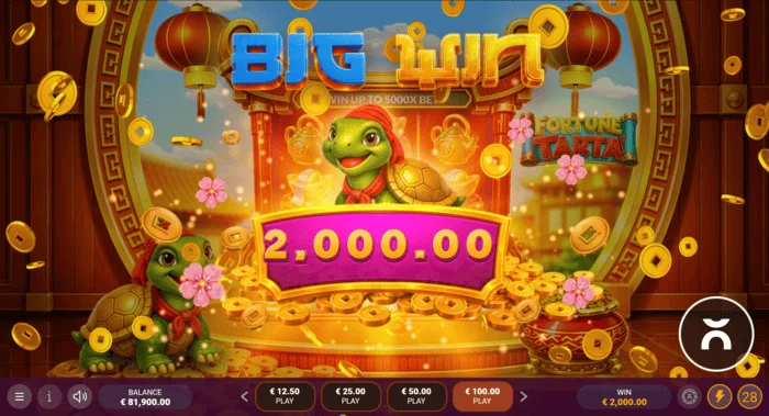 Fortune Tarta - голема добивка во основната игра